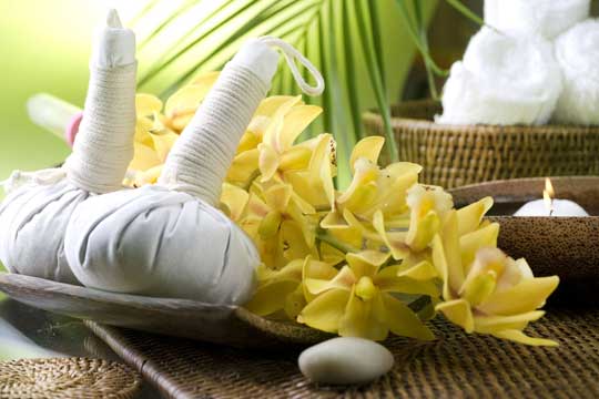 Травяные мешочки для массажа